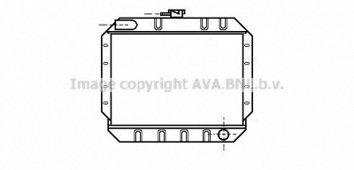 AVA QUALITY COOLING fd2019 -  Радиатор, охлаждение двигателя